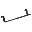 Rail / rack for towel, over cabinet door, SMALL TELESCOPIC RAIL, 22-35 cm, Black Rail / rack for towel, over cabinet door, SMALL TELESCOPIC RAIL, 22-35 cm, Black