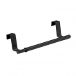 Rail / rack for towel, over cabinet door, SMALL TELESCOPIC RAIL, 22-35 cm, Black Rail / rack for towel, over cabinet door, SMALL TELESCOPIC RAIL, 22-35 cm, Black