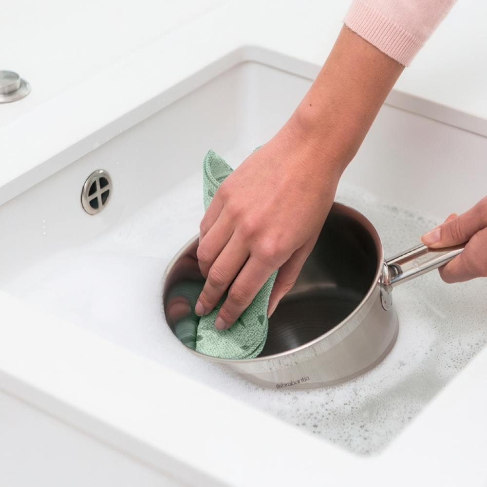 Cleaning cloths in Microfibre, Set of 2, BRABANTIA DISH CLOTHS, 30 x 30 cm in the group Storage / Cleaning and waste sorting / Cloths and brushes at SmartaSaker.se (42853)
