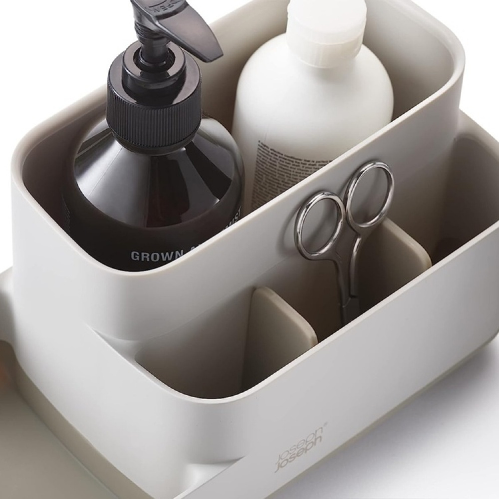 Bathroom Organiser, EASY STORE CADDY ECRU, 25 x 12 x H 11,6 cm, Joseph Joseph, Lifgt Grey in the group Storage / Bathroom storage at SmartaSaker.se (42856)