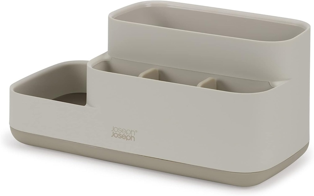 Bathroom Organiser, EASY STORE CADDY ECRU, 25 x 12 x H 11,6 cm, Joseph Joseph, Lifgt Grey in the group Storage / Bathroom storage at SmartaSaker.se (42856)