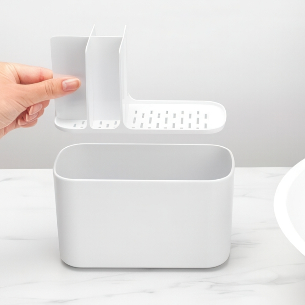 Organiser for electric toothbrushes, RENEW CADDY, 19,6 x 9,9 x H 11 cm, Brabantia in the group Storage / Bathroom storage at SmartaSaker.se (42858)