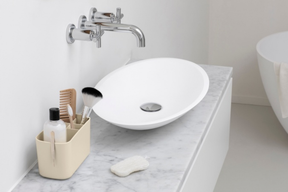  Organiser for electric toothbrushes, RENEW CADDY, 19,6 x 9,9 x H 11 cm, Brabantia, Soft Beige in the group Storage / Bathroom storage at SmartaSaker.se (42859)