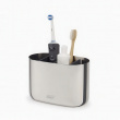 Stand for electric toothbrushes, EASY STORE LUXE, 18 x 9 x H 11,5 cm, Joseph Joseph, Stainless-steel Stand for electric toothbrushes, EASY STORE LUXE, 18 x 9 x H 11,5 cm, Joseph Joseph, Stainless-steel