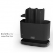 Organiser for electric toothbrushes, EASY STORE, 25 x 12 x H 11,6, Joseph Joseph