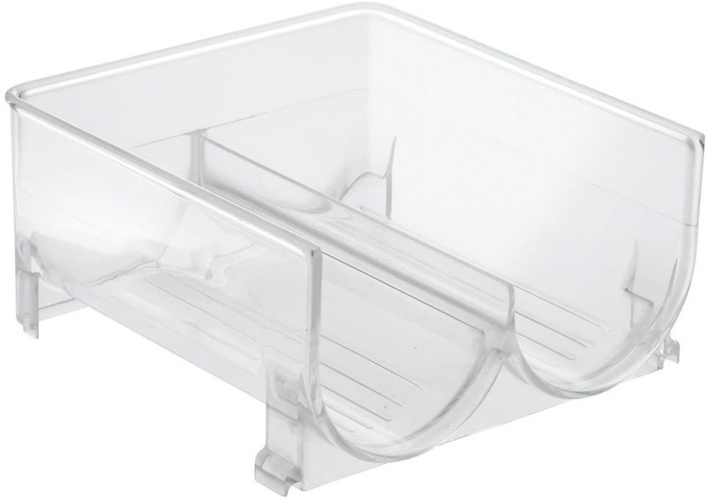 Bottle storage, 2 bottles, Stackable, WINE RACK, 20,3 x 20,3 x H 10,2 cm, Transparentr in the group Storage / Kitchen storage / Fridge storage at SmartaSaker.se (42864)