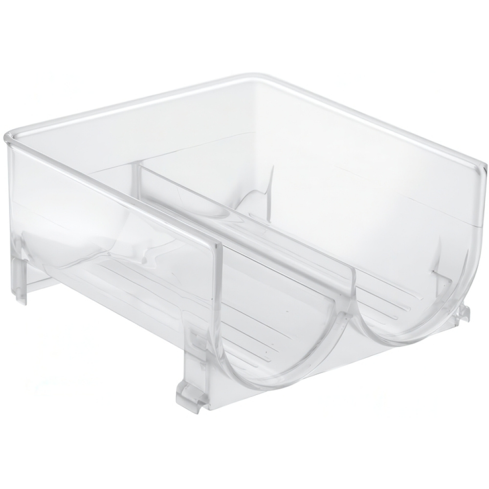 Bottle storage, 2 bottles, Stackable, WINE RACK, 20,3 x 20,3 x H 10,2 cm, Transparentr in the group Storage / Kitchen storage / Fridge storage at SmartaSaker.se (42864)
