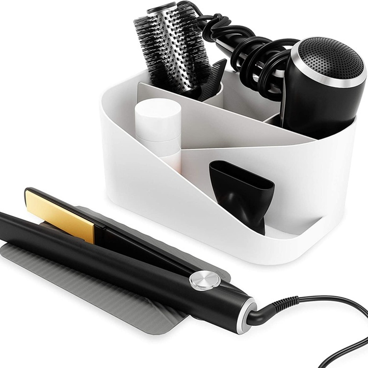 Hair Tool Organiser, UMBRA GLAM , 26,5 x 17 x H 12,5 cm, White / Grey in the group Storage / Bathroom storage at SmartaSaker.se (42870)