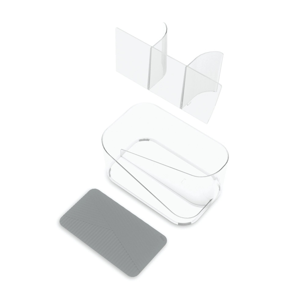 Hair Tool Organiser, UMBRA GLAM , 26,5 x 17 x H12,5 cm, Clear / Grey in the group Storage / Bathroom storage at SmartaSaker.se (42871)