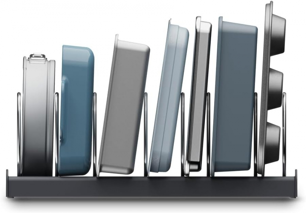 Rack for Trays, BAKWARE ORGANISER, Joseph Joseph, 32,5 x 20,6x H 12,7 cm, Grey/ Silver in the group Storage / Kitchen storage / Kitchen cabinet organizers at SmartaSaker.se (42872)