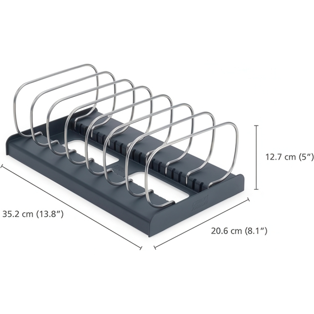 Rack for Trays, BAKWARE ORGANISER, Joseph Joseph, 32,5 x 20,6x H 12,7 cm, Grey/ Silver in the group Storage / Kitchen storage / Kitchen cabinet organizers at SmartaSaker.se (42872)