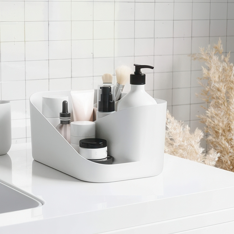 Cosmetic Organiser, UMBRA GLAM MAKE UP, 26,5 x 17 x H 12,5 cm, White / Grey in the group Storage / Bathroom storage / Makeup storage at SmartaSaker.se (42874)