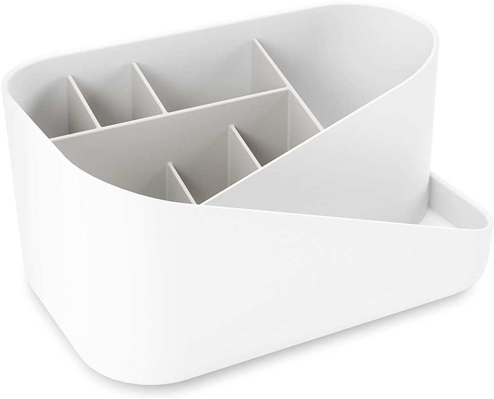 Cosmetic Organiser, UMBRA GLAM MAKE UP, 26,5 x 17 x H 12,5 cm, White / Grey in the group Storage / Bathroom storage / Makeup storage at SmartaSaker.se (42874)