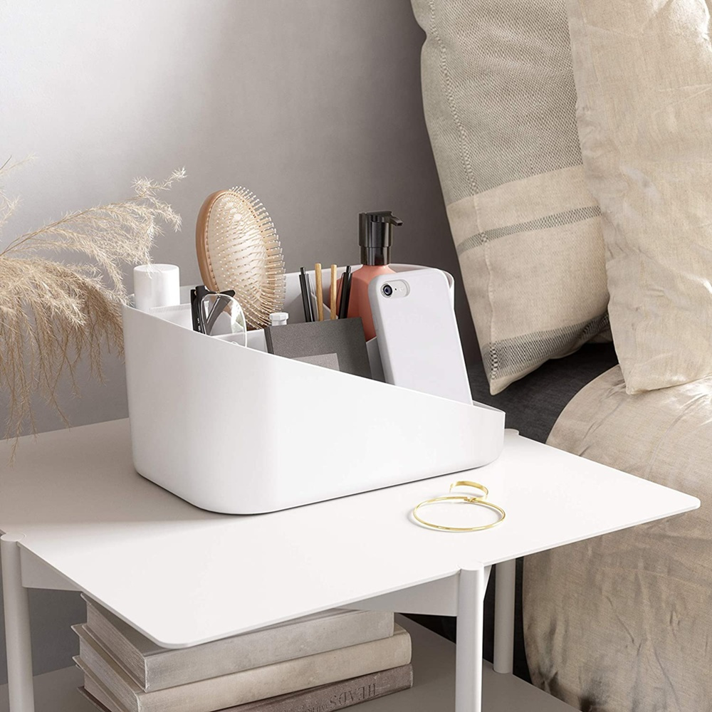 Cosmetic Organiser, UMBRA GLAM MAKE UP, 26,5 x 17 x H 12,5 cm, White / Grey in the group Storage / Bathroom storage / Makeup storage at SmartaSaker.se (42874)
