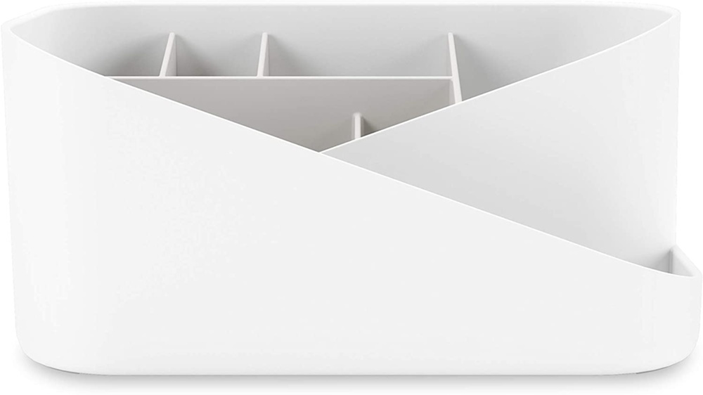 Cosmetic Organiser, UMBRA GLAM MAKE UP, 26,5 x 17 x H 12,5 cm, White / Grey in the group Storage / Bathroom storage / Makeup storage at SmartaSaker.se (42874)