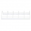 Pan & Lid Organizer, 5 Slots, KITCHEN RACK, 30 x 14 x H 6,7 cm, White Pan & Lid Organizer, 5 Slots, KITCHEN RACK, 30 x 14 x H 6,7 cm, White