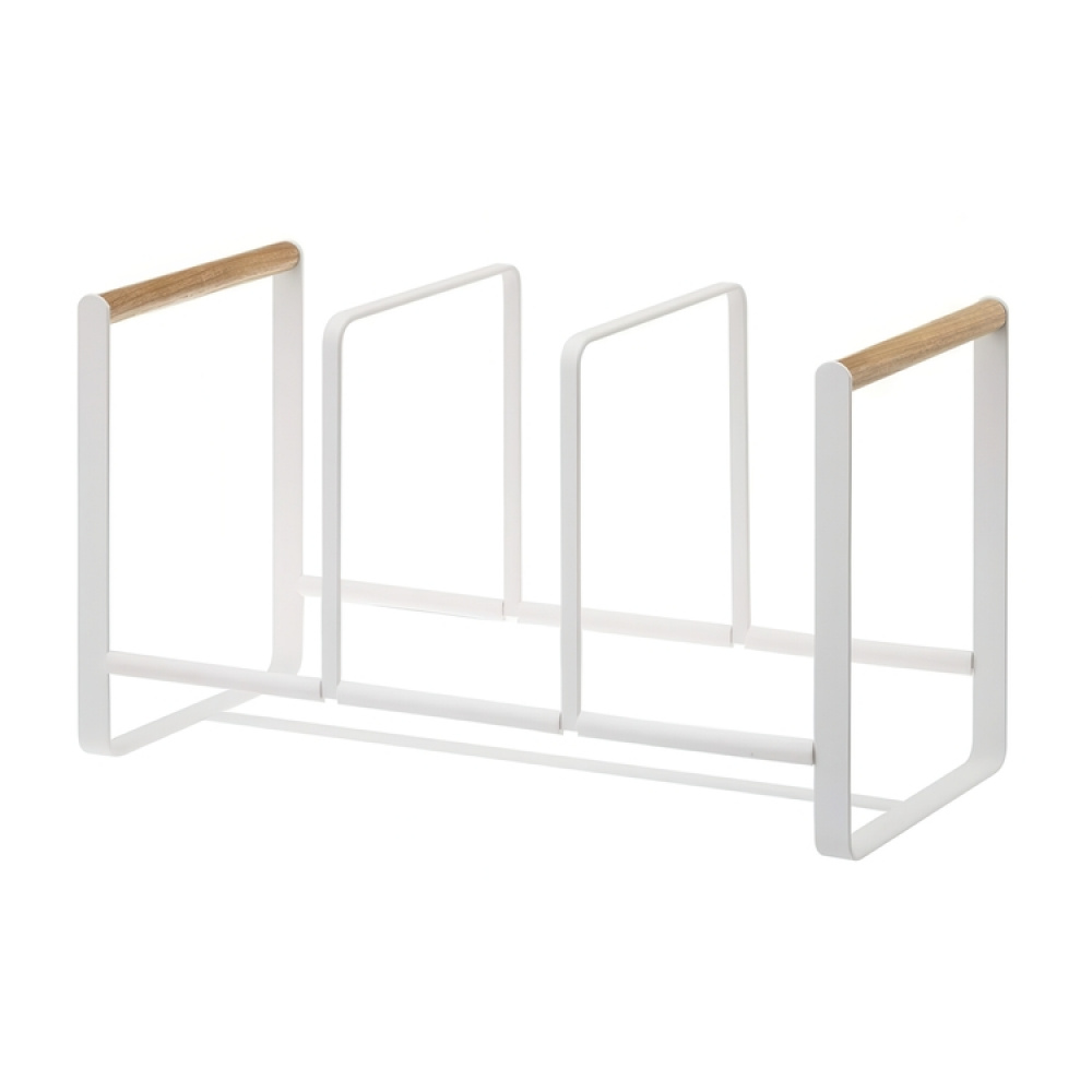 Rack for Dishes, Wide, TOSCA DISH ORGANIZER, 34,5 x 16,5 x 20 cm, Yamazaki, White in the group Storage at SmartaSaker.se (42888)