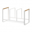 Rack for Dishes, Wide, TOSCA DISH ORGANIZER, 34,5 x 16,5 x 20 cm, Yamazaki, White Rack for Dishes, Wide, TOSCA DISH ORGANIZER, 34,5 x 16,5 x 20 cm, Yamazaki, White