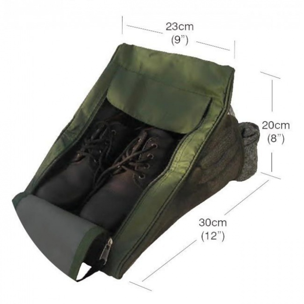 Boot bag, HIKING BOOT BAG , 30 x 23 x H 20 cm, Garland, green in the group Storage / Wardrobe storage / Shoe storage at SmartaSaker.se (42894)