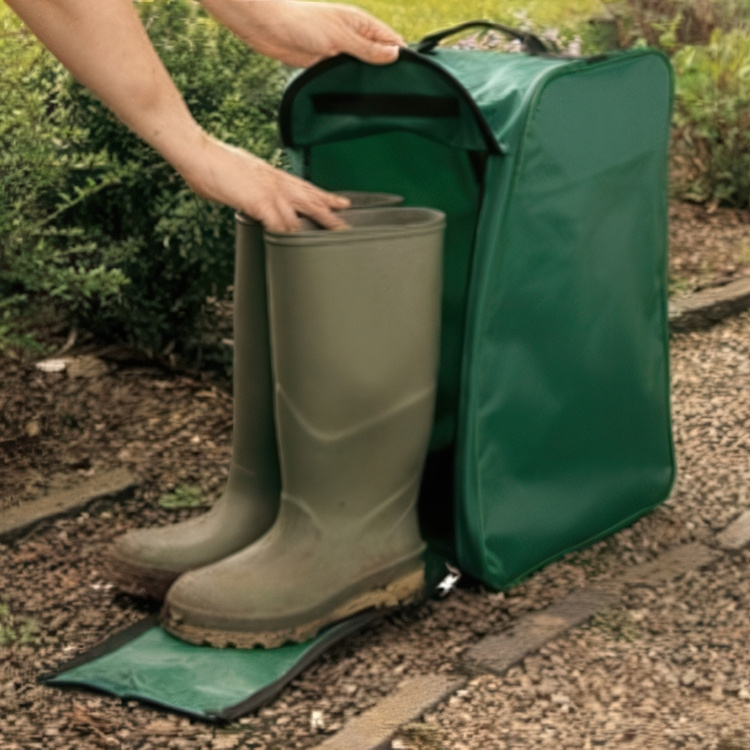 Boot bag, MUDDY BOOT BAG PREMIUM, 30 x 23 x H 43 cm, Garland, Green in the group Storage / Wardrobe storage / Shoe storage at SmartaSaker.se (42895)