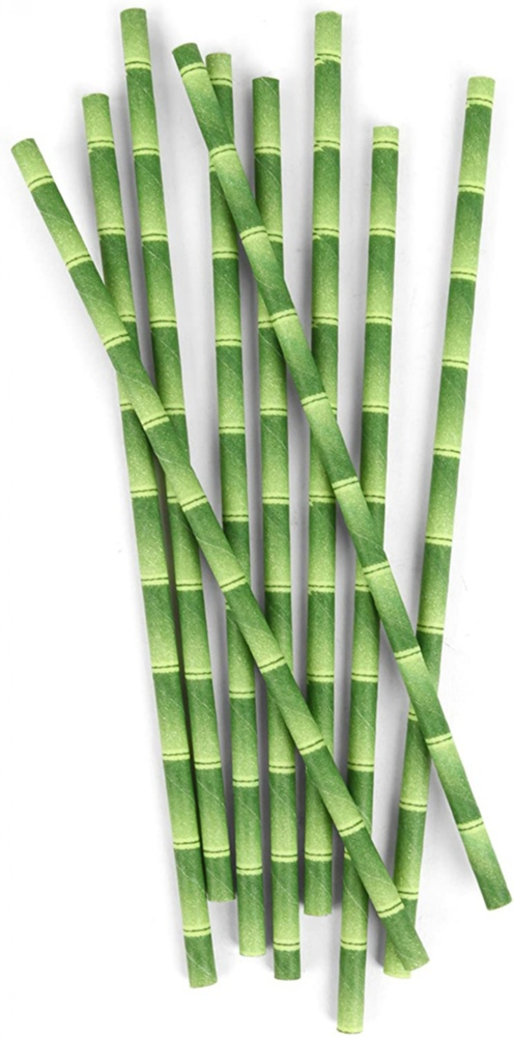 Drinking Straws, Big Pack 144psc, BAMBOO PAPER STRAWS, 20 cm, Green in the group Storage / Kitchen storage at SmartaSaker.se (42906)