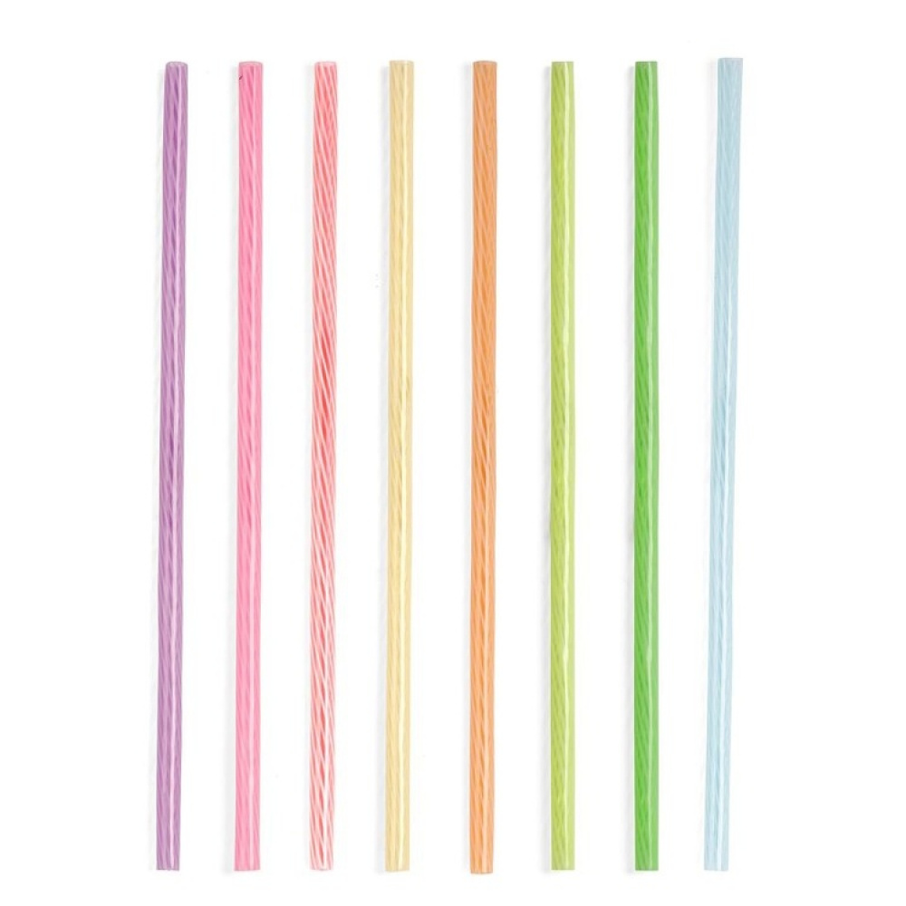 Drinking Straws, reusable, Set of 24, KIKKERLAND RAINBOW, 20 cm, Assorted in the group Storage / Kitchen storage at SmartaSaker.se (42907)