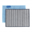Sponges, cleaning using only water, Set of 2, REINIGUNGSSCHWAMM, 23 x 17 cm, Grey / Blue