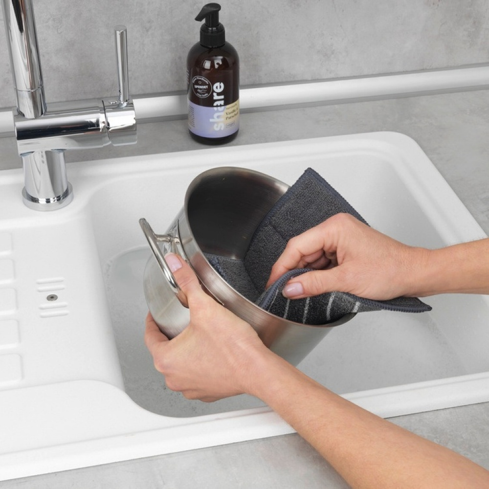 Sponges, cleaning using only water, Set of 2, REINIGUNGSSCHWAMM, 23 x 17 cm, Grey / Blue in the group Storage / Cleaning and waste sorting / Cloths and brushes at SmartaSaker.se (42908)