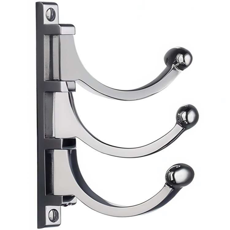 Swivel hook, triple, BESLAGSBODEN, Chrome in the group Storage / Hallway storage / Hooks and hangers at SmartaSaker.se (42911)