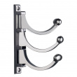 Swivel hook, triple, BESLAGSBODEN, Chrome 