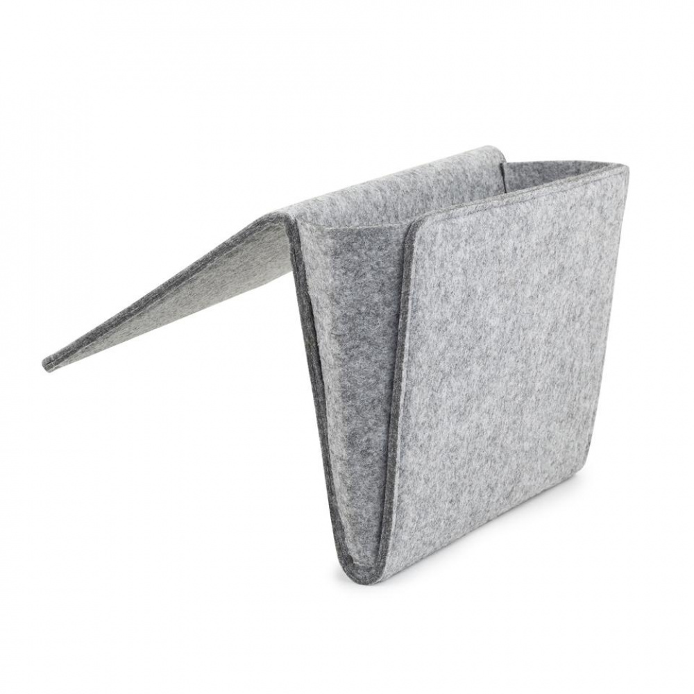 Storage Pocket, KIKKERLAND SMALL FELT BED SIDE CADDY, Grey in the group Storage / Bedroom storage at SmartaSaker.se (42915)
