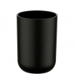 Toothbrush holder / mug, BRASIL, Ø 7,3 x H 10,3 cm, Black Toothbrush holder / mug, BRASIL, Ø 7,3 x H 10,3 cm, Black