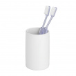 Toothbrush holder / mug, POLARIS, Ceramic, Ø 7 x H 11 cm, White  Toothbrush holder / mug, POLARIS, Ceramic, Ø 7 x H 11 cm, White