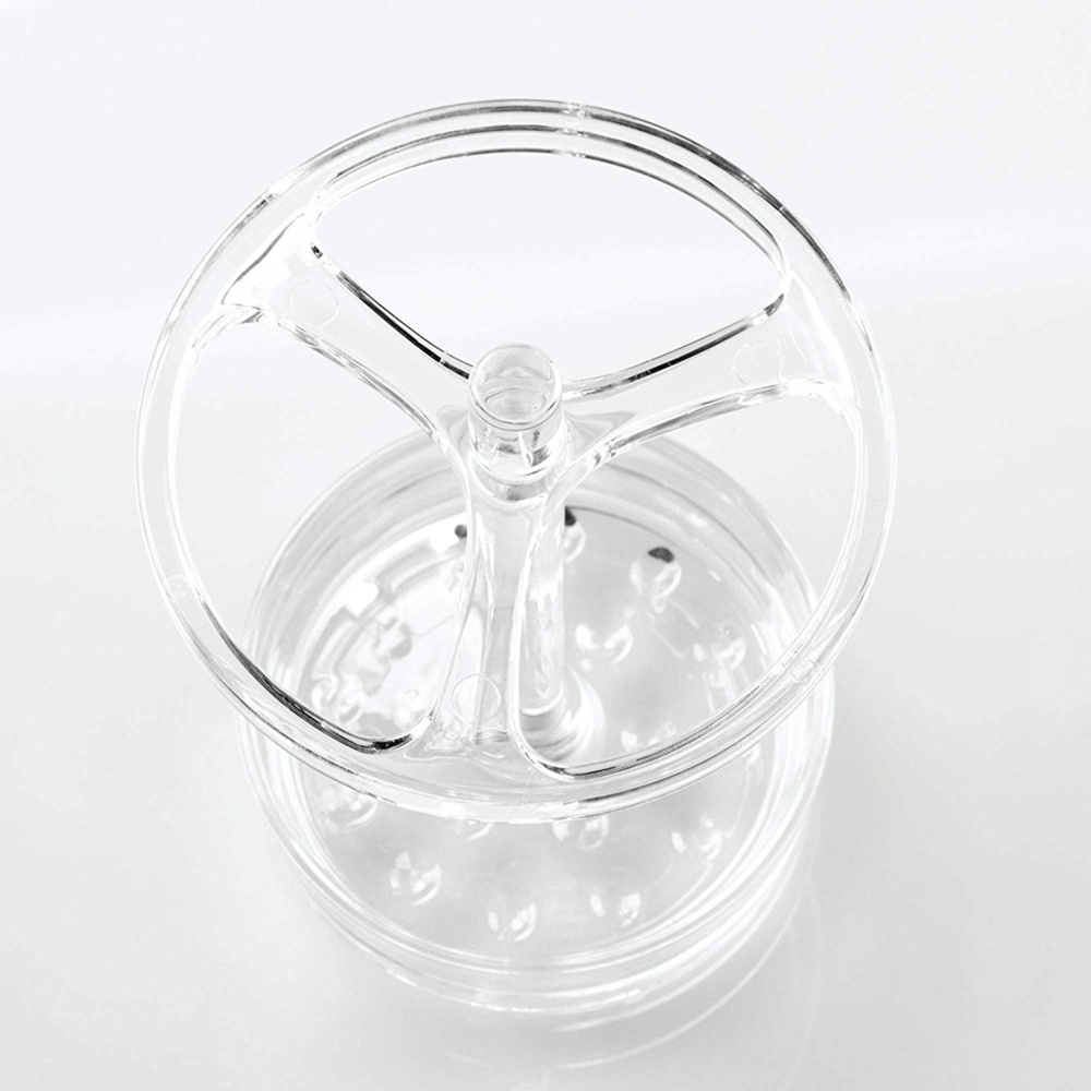 Toothbrush holder, EVA LARGE TB STAND, Ø 9,5 x H 15 cm, Clear in the group Storage / Bathroom storage at SmartaSaker.se (42923)
