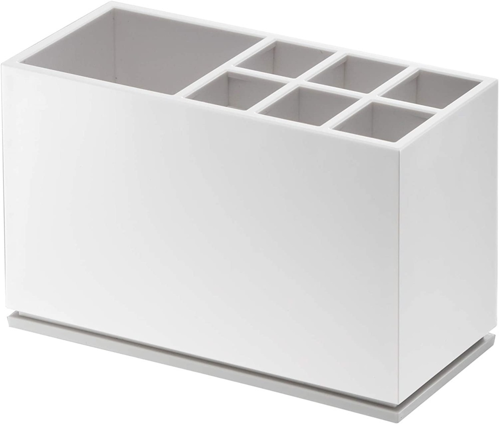 Toothbrush holder, YAMAZAKI MIST, 11 x 5 x H 7 cm, White in the group Storage / Bathroom storage at SmartaSaker.se (42924)