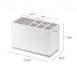 Toothbrush holder, YAMAZAKI MIST, 11 x 5 x H 7 cm, White Toothbrush holder, YAMAZAKI MIST, 11 x 5 x H 7 cm, White