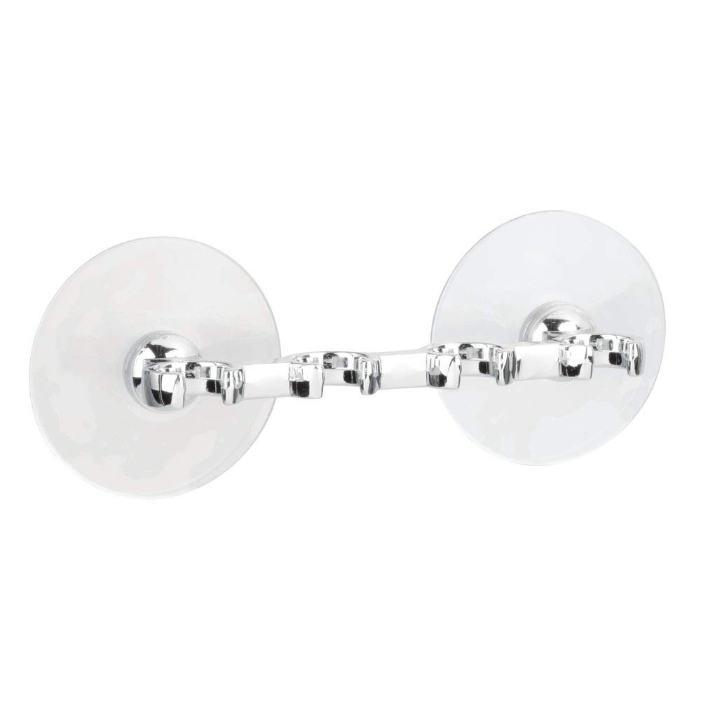 Toothbrush holder with suction cup, GIA, Inter Design, Silver in the group Storage / Bathroom storage at SmartaSaker.se (42925)