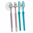 Toothbrush holder with suction cup, GIA, Inter Design, Silver Toothbrush holder with suction cup, GIA, Inter Design, Silver