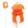 Toothbrush holder with suction, FOX, Kikkerland, Orange Toothbrush holder with suction, FOX, Kikkerland, Orange
