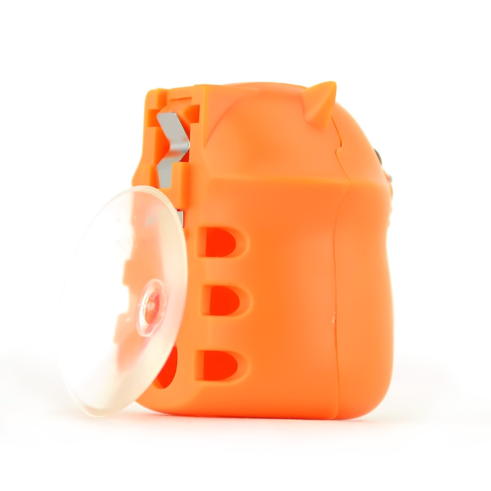 Toothbrush holder with suction, FOX, Kikkerland, Orange in the group Storage / Bathroom storage at SmartaSaker.se (42928)