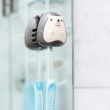 Toothbrush holder with suction, HEDGEHOG, Kikkerland, Brun / Beige Toothbrush holder with suction, HEDGEHOG, Kikkerland, Brun / Beige