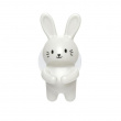 Toothbrush holder with suction, RABBIT, 4 x 5 x H 6 cm, Grey Toothbrush holder with suction, RABBIT, 4 x 5 x H 6 cm, Grey