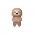 Toothbrush holder with suction, SLOTH, 4 x 5 x H 6 cm, Brown Toothbrush holder with suction, SLOTH, 4 x 5 x H 6 cm, Brown