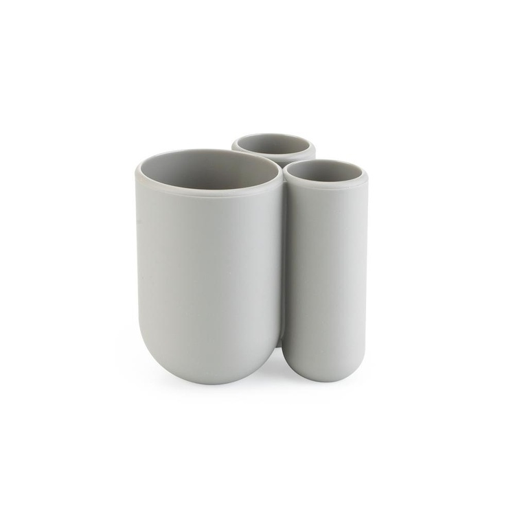 Toothbrush Holder, TOUCH, 10 x 8 x H 10 cm Umbra, grey in the group Storage / Bathroom storage at SmartaSaker.se (42934)
