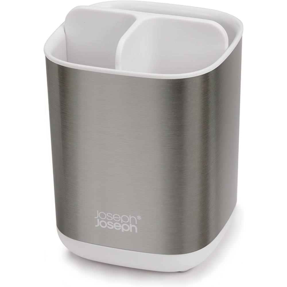 Toothbrush Mug for Electric Toothbrush, Joseph Joseph, Silver in the group Storage / Bathroom storage at SmartaSaker.se (42936)