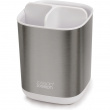 Toothbrush Mug for Electric Toothbrush, Joseph Joseph, Silver