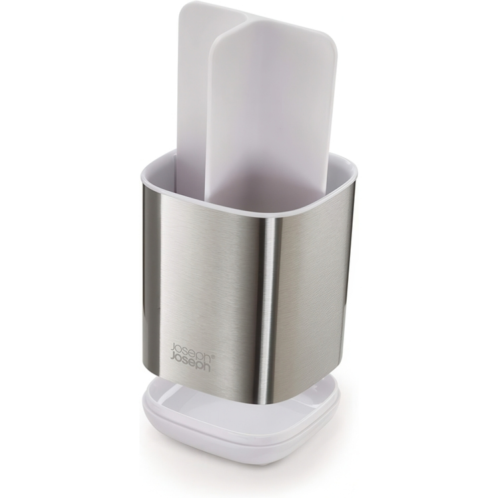 Toothbrush Mug for Electric Toothbrush, Joseph Joseph, Silver in the group Storage / Bathroom storage at SmartaSaker.se (42936)