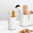 Toothbrush holder with divider, BRABANTIA RENEW, Ø7,6 x H 11 cm, White Toothbrush holder with divider, BRABANTIA RENEW, Ø7,6 x H 11 cm, White