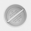 Toothbrush holder with divider, BRABANTIA RENEW, Ø7,6 x H 11 cm, White Toothbrush holder with divider, BRABANTIA RENEW, Ø7,6 x H 11 cm, White