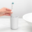 Toothbrush holder with divider, BRABANTIA RENEW, Ø7,6 x H 11 cm, White Toothbrush holder with divider, BRABANTIA RENEW, Ø7,6 x H 11 cm, White